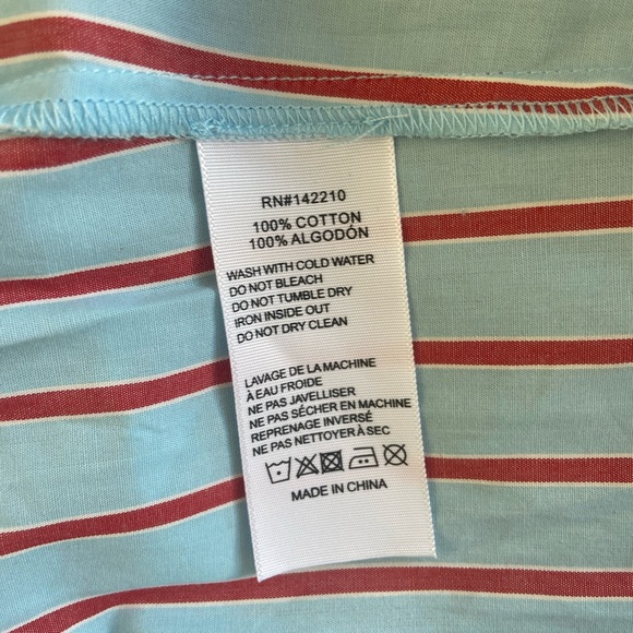 Mersea Voyageur Cropped Stripes top sz S - Picture 4 of 4